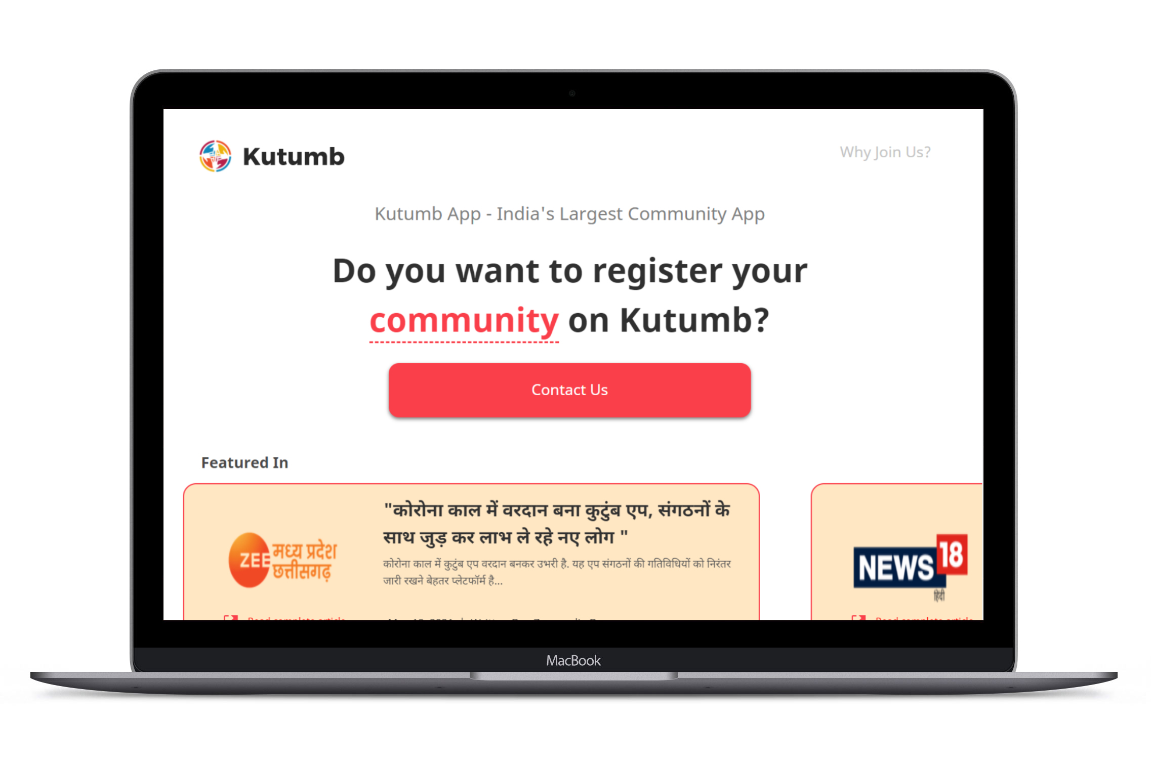 www.kutumb.app